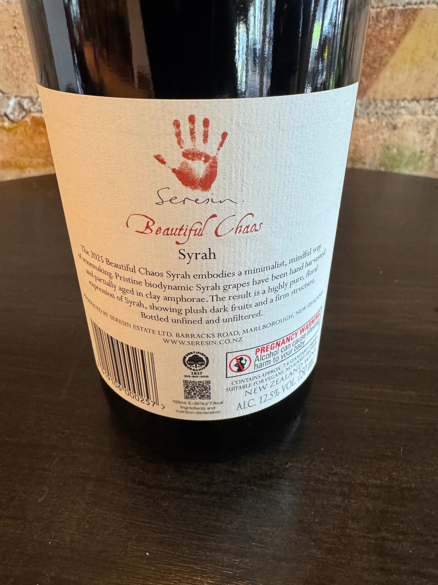 Seresin 'Beautiful Chaos' Syrah 2024, Marlborough